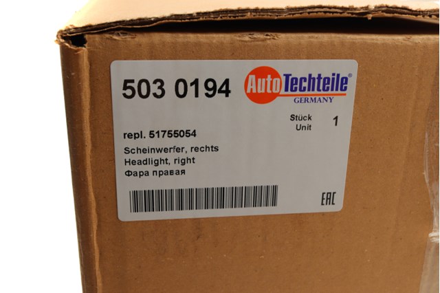 Правая фара 5030194 Autotechteile