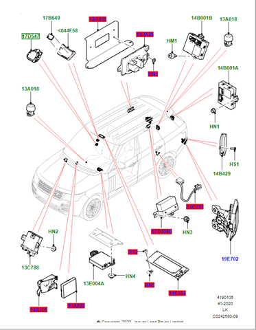  LR069690 Land Rover