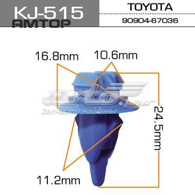 Купить KJ515 Masuma Пистон (клип) расширителя арки крыла