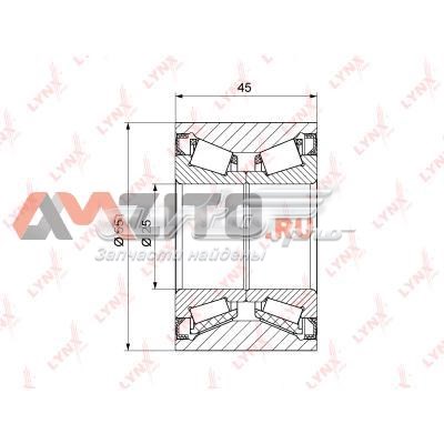 Подшипник задней ступицы WB1204 Lynxauto