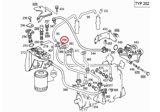 6010705532 MERCEDES Tubo De Combustible Atras De Las Boquillas original y equivalente