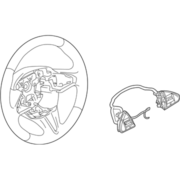 Руль 484304GA5A Nissan/Infiniti