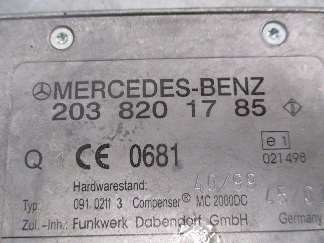 Усилитель сигнала антенны 2038201785 Mercedes