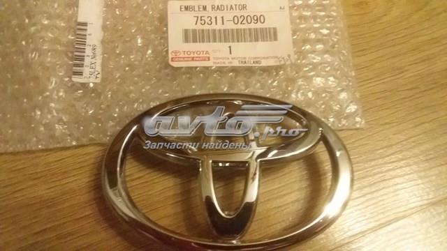 7531102090 Toyota emblema da capota