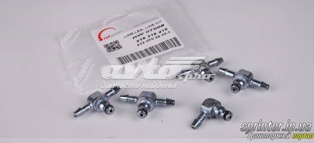 RW07008 Rotweiss Штуцер (наконечник) форсунки шланга обратки
