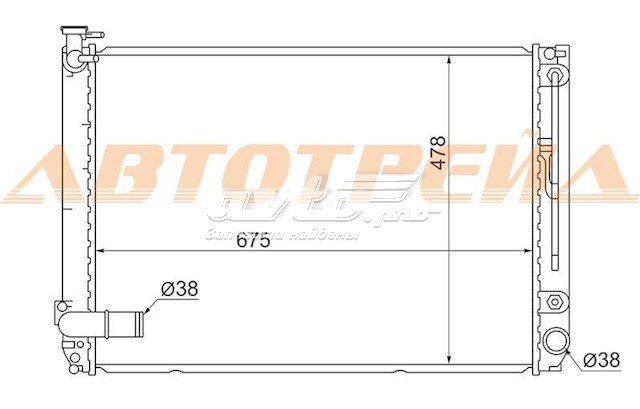 Радиатор TY00032GR SAT