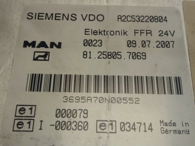  MAN 81258057069