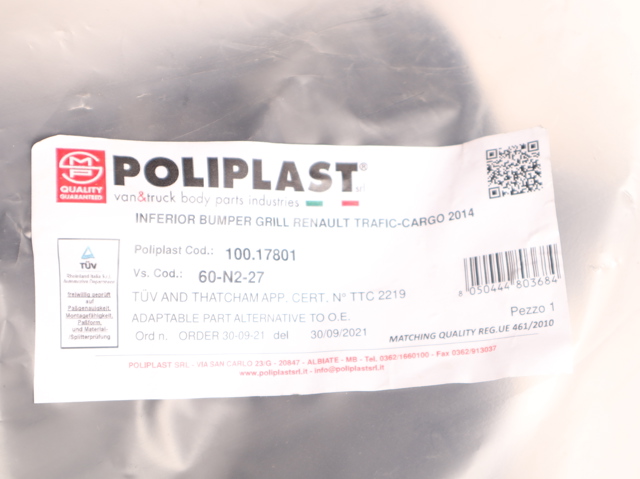 Решетка на бампер Polcar 60N227