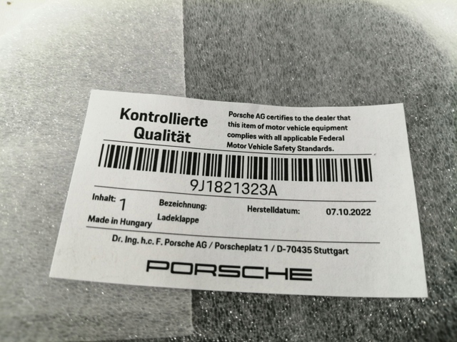  Porsche 9J1821323A