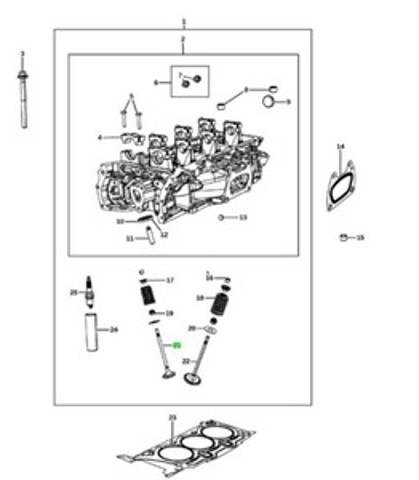 Клапан впускной Enginetech V4482