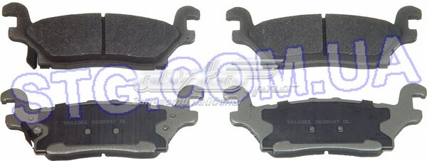 Купить ZX1120 Wagner Колодки тормозные задние, дисковые