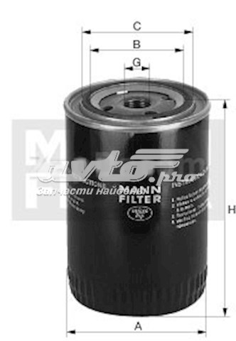 Фильтр гидравлической системы Mann-Filter W94051
