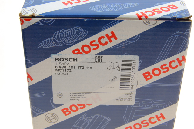 Главный тормозной цилиндр 0986481172 Bosch
