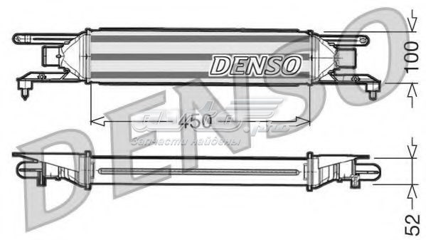Радиатор интеркуллера DENSO DIT09106