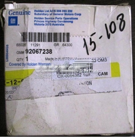 92067238 Federal Mogul kit de anéis de pistão de motor, std.