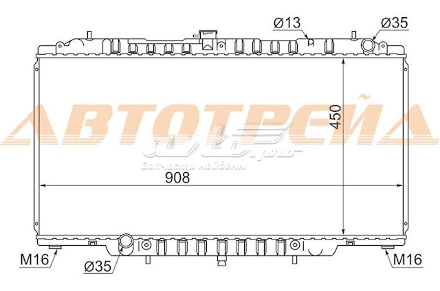 Купить NS000Y61D SAT Радиатор водяной