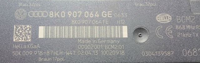  8K0907064GE VAG