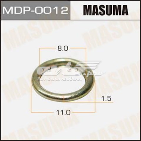 Кольцо (шайба) форсунки инжектора посадочное Masuma MDP0012