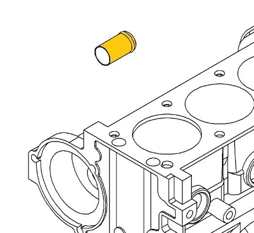 Купить P330 ACS Штуцер блока системы охлаждения