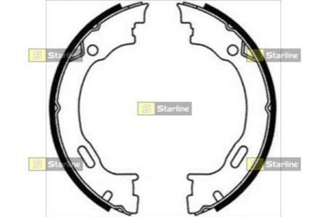 Тормозные колодки стояночного тормоза Starline BC08720 цена, от 20.38 USD