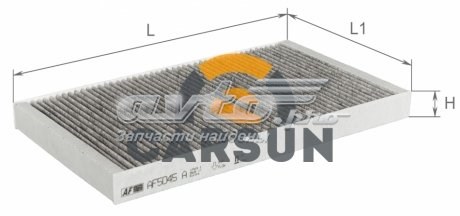 Купить AF5045A Alpha Filter Фильтр салона угольный