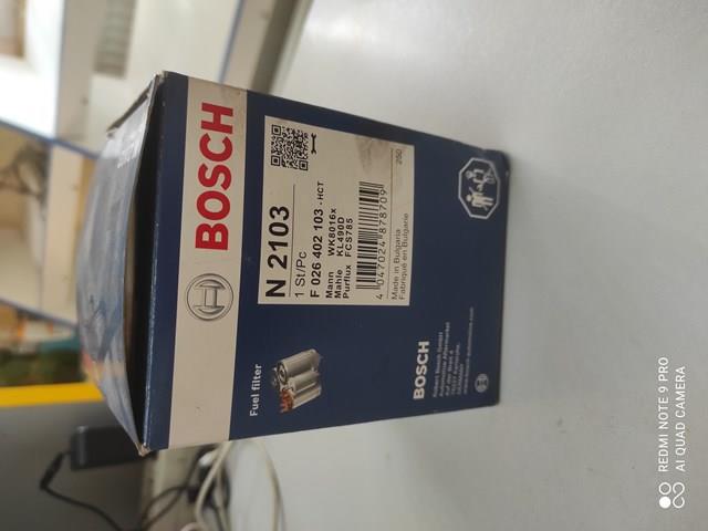 Фильтр топливный BOSCH N2103