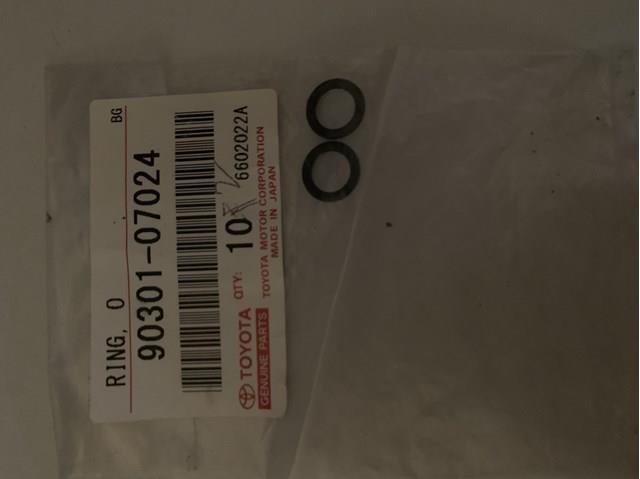 Anel (arruela) do injetor de ajuste 9030107024 Toyota