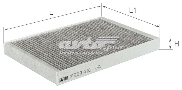 Фильтр воздушный отопителя Alpha Filter AF5019A цена, от 5.77 USD