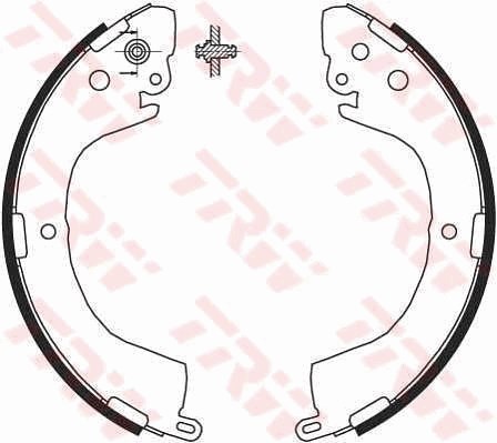 Колодки тормозные задние барабанные NTY HSTMS058