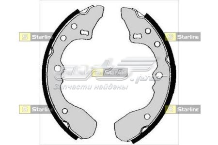 Задние барабанные колодки BC05320 Starline