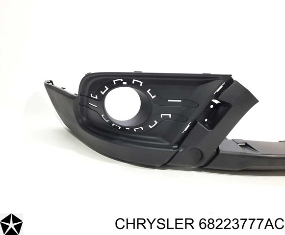 Бампер передний, нижняя часть 68223777AC Chrysler