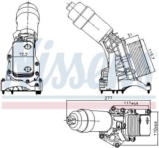 Корпус масляного фильтра Mahle Original CLC362000S цена, от 260.27 USD