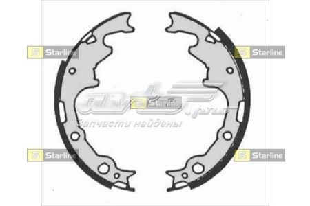 Задние барабанные колодки BC07240 Starline