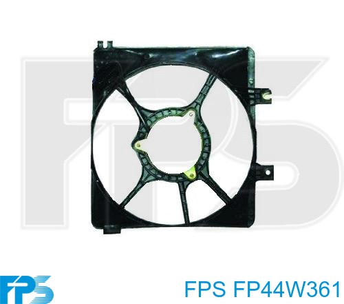Difusor de radiador, aire acondicionado, completo con motor y rodete FP44W361 FPS