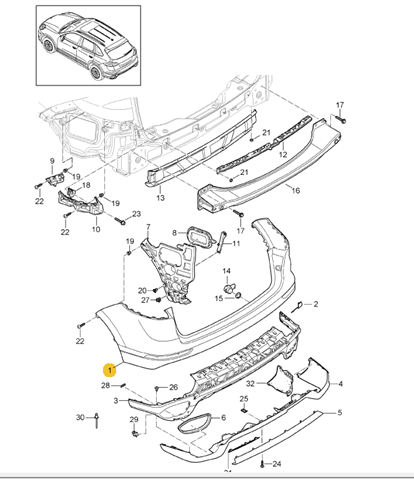  95850541760G2X Porsche