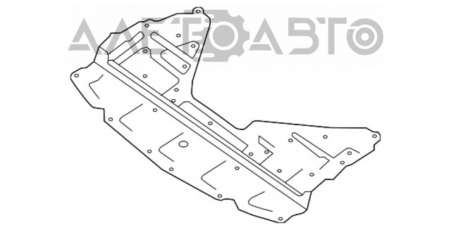 FP5037221 FPS Защита двигателя передняя