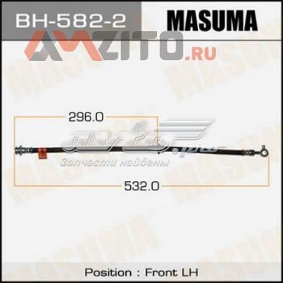 BH5822 Masuma Шланг тормозной левый передний