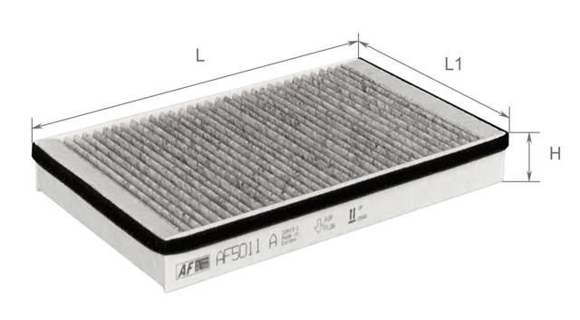 Купить AF5011A Alpha Filter Фильтр салона угольный