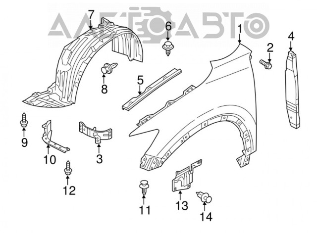 Pára-lama dianteiro esquerdo Signeda PMZ10092AL preço, a partir de 128,36 USD