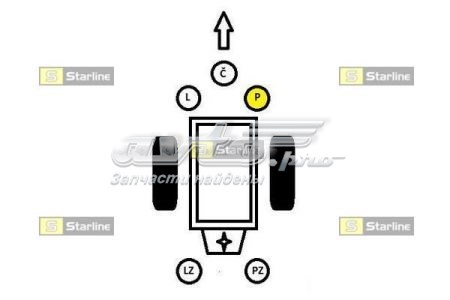 SM0057 Starline Правая подушка двигателя