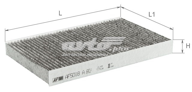 Фильтр воздушный отопителя Alpha Filter AF5018A цена, от 4.92 USD