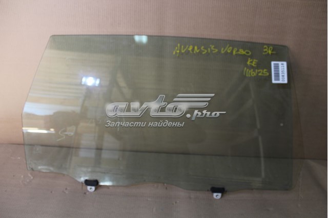 Vidro da porta traseira direita para Toyota Avensis (LCM)