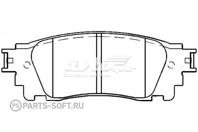 Колодки дисковые  Nibk PN1852 цена, от 29.81 USD