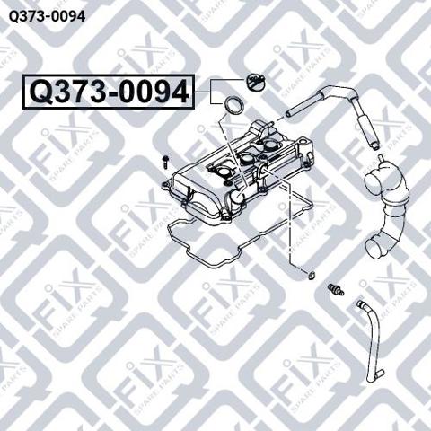 Q3730094 Q-fix Крышка масляной горловины