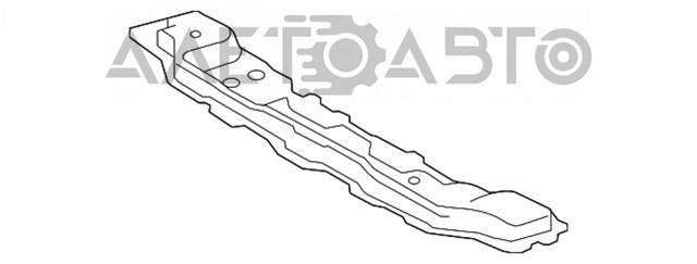 Suporte inferior do radiador (painel de montagem de fixação das luzes) para Lexus LS (USF4)