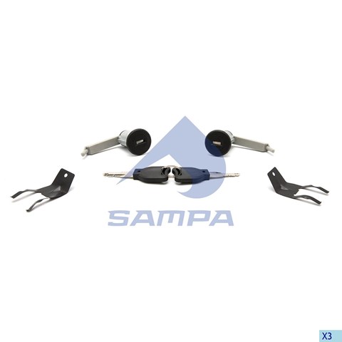 Juego de cilindros de cerradura 077125 SAMPA