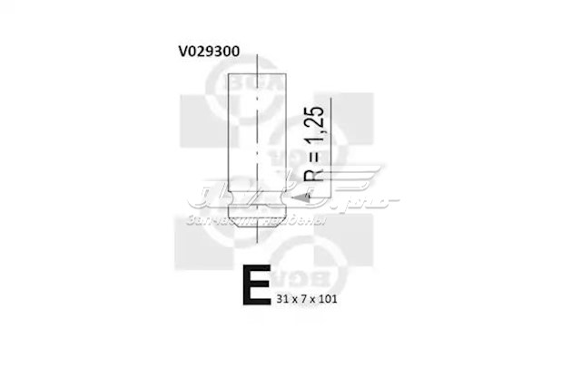 Выпускной клапан V029300 BGA