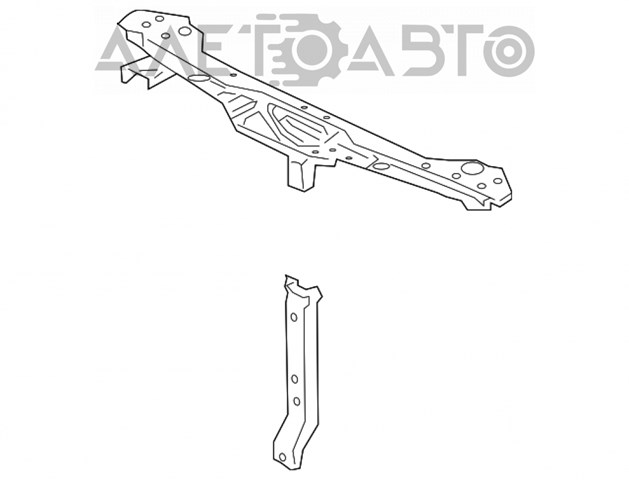 Верхняя рамка радиатора 5256A382 Mitsubishi