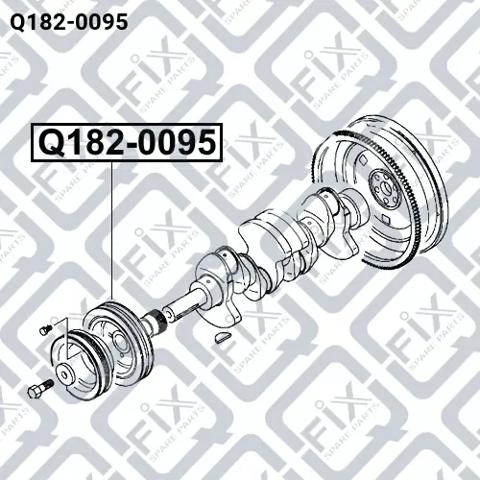 Шкив коленвала Q1820095 Q-fix