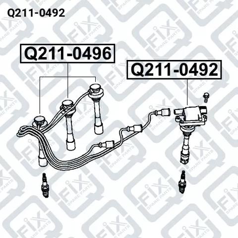 Катушка зажигания Q2110492 Q-fix